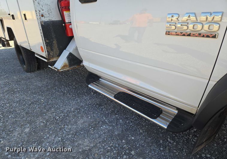 image for item EU3700 2016 RAM 5500 bucket truck
