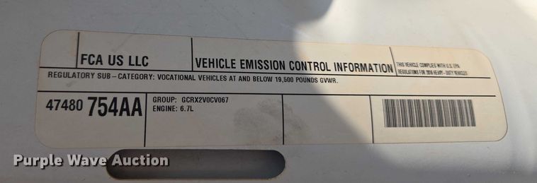 image for item EU3700 2016 RAM 5500 bucket truck