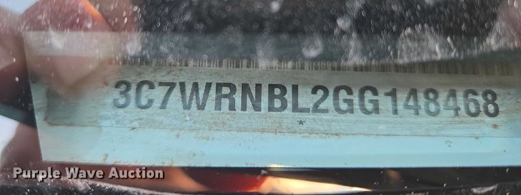 image for item EU3700 2016 RAM 5500 bucket truck