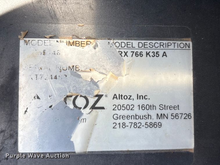 image for item EU4623 Altoz 766 ZTR lawn mower