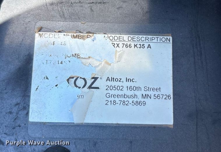 image for item EU4623 Altoz 766 ZTR lawn mower