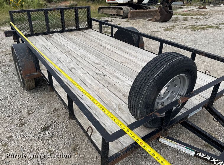 image for item EV1753 2011 Maxey utility trailer