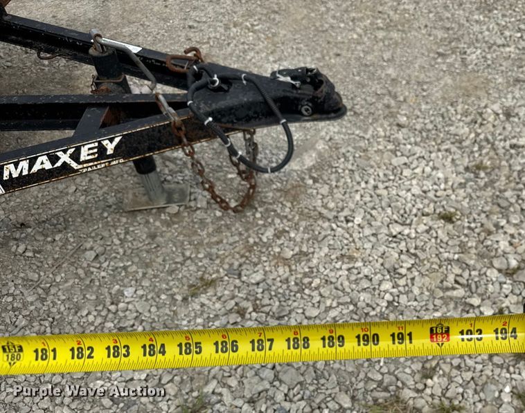 image for item EV1753 2011 Maxey utility trailer