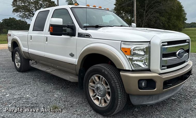 image for item GH9315 2012 Ford F250 Super Duty King Ranch Crew Cab pickup truck