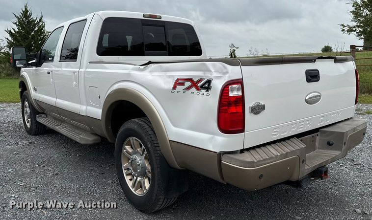 image for item GH9315 2012 Ford F250 Super Duty King Ranch Crew Cab pickup truck