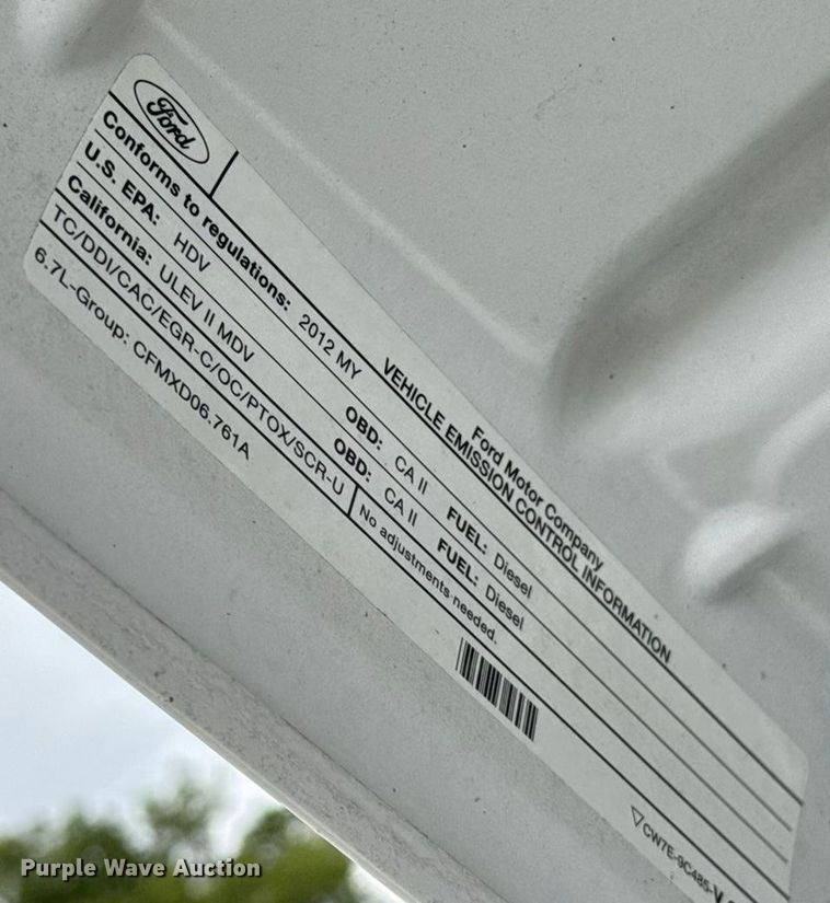 image for item GH9315 2012 Ford F250 Super Duty King Ranch Crew Cab pickup truck