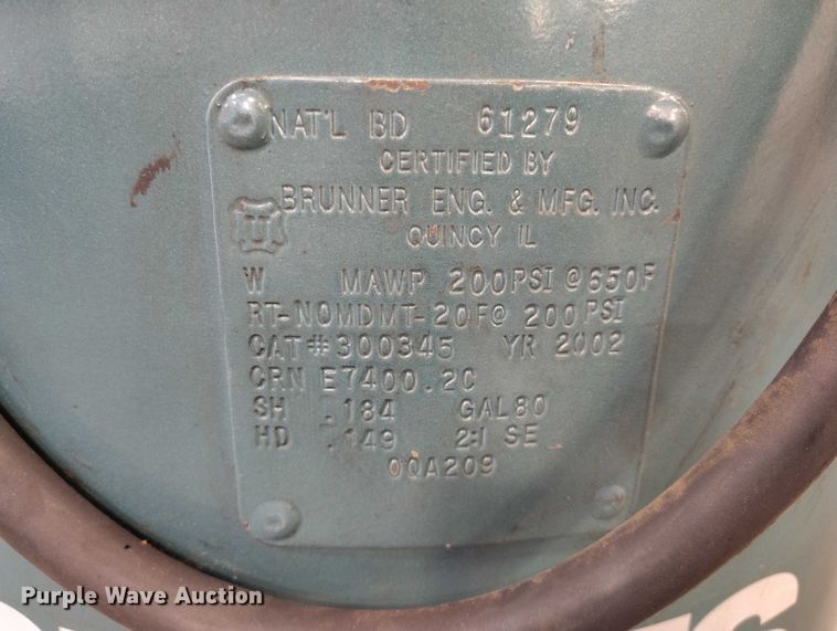 image for item IP9698 2002 Curtis 5E2VT8-A2 air compressor