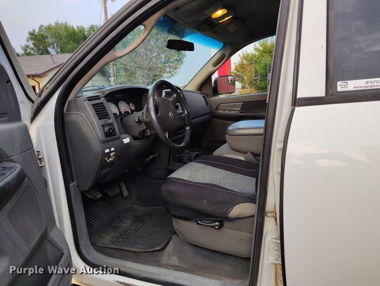 image for item IP9703 2007 Dodge Ram 2500 Big Horn Quad Cab pickup truck