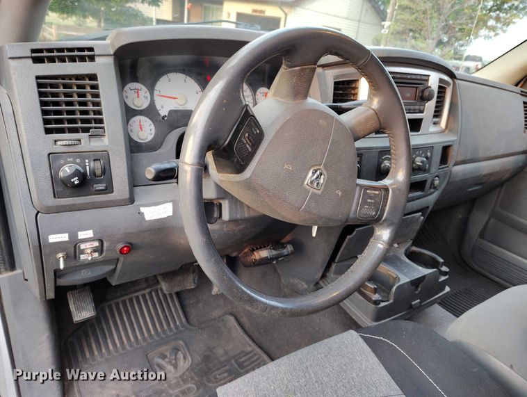 image for item IP9703 2007 Dodge Ram 2500 Big Horn Quad Cab pickup truck