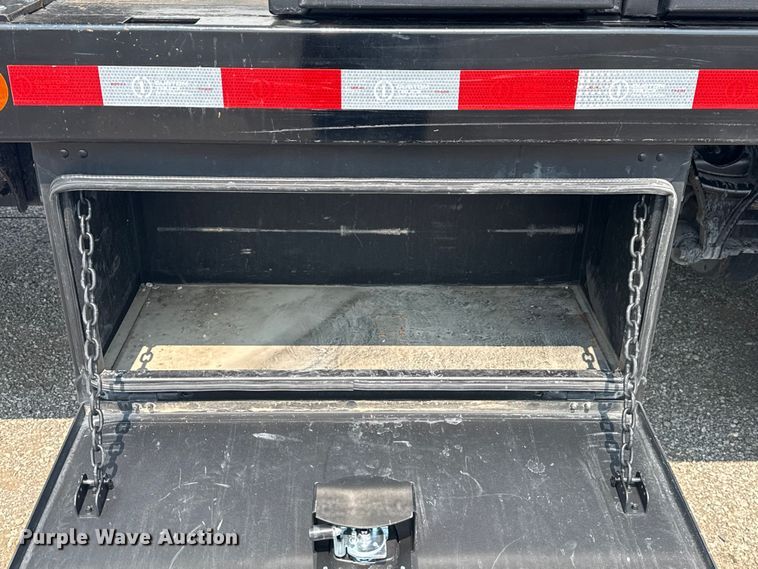 image for item NU9592 2022 Chevrolet Silverado 5500HD Crew Cab flatbed truck