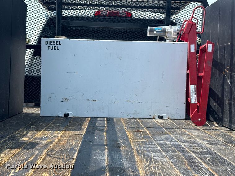 image for item NU9592 2022 Chevrolet Silverado 5500HD Crew Cab flatbed truck