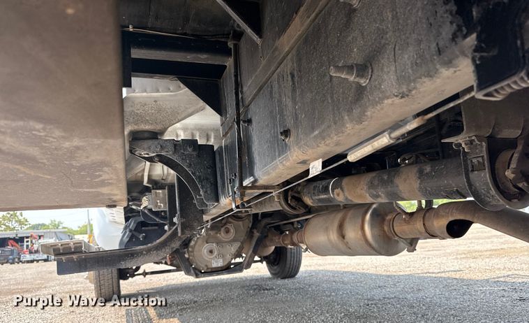 image for item NU9592 2022 Chevrolet Silverado 5500HD Crew Cab flatbed truck