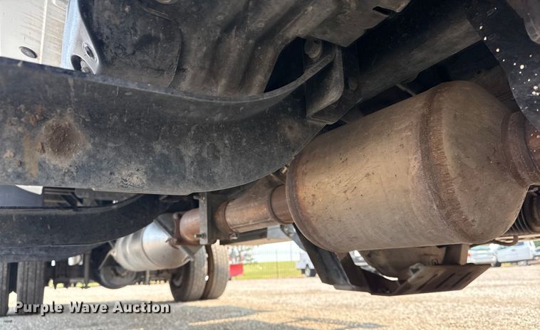 image for item NU9592 2022 Chevrolet Silverado 5500HD Crew Cab flatbed truck