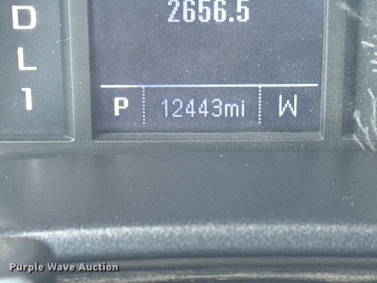 image for item NU9592 2022 Chevrolet Silverado 5500HD Crew Cab flatbed truck