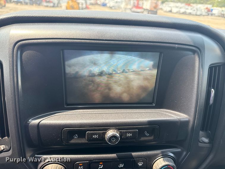 image for item NU9592 2022 Chevrolet Silverado 5500HD Crew Cab flatbed truck