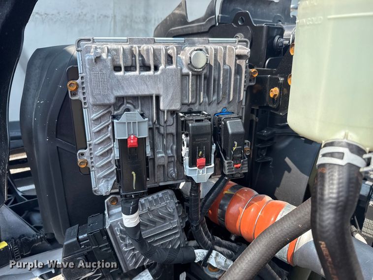 image for item NU9592 2022 Chevrolet Silverado 5500HD Crew Cab flatbed truck