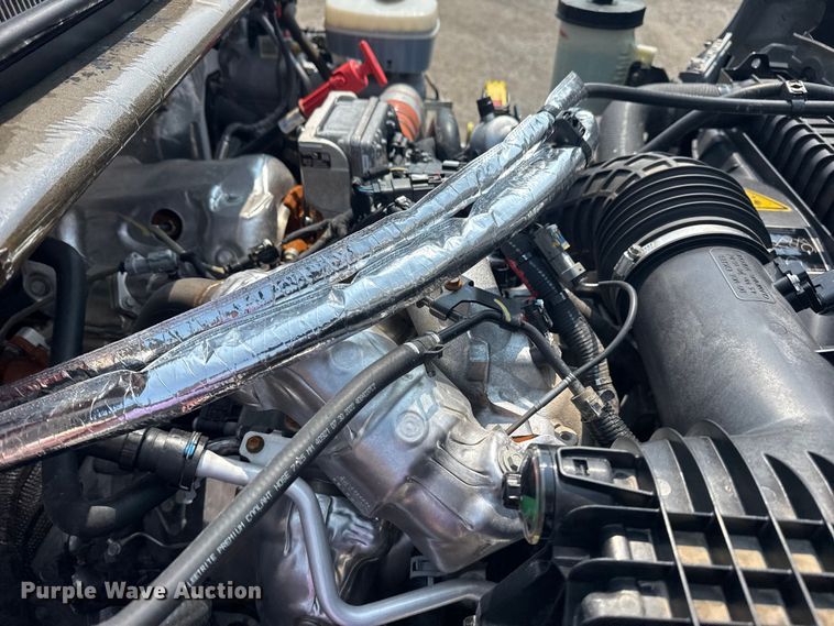 image for item NU9592 2022 Chevrolet Silverado 5500HD Crew Cab flatbed truck