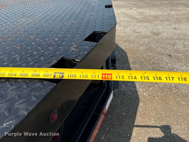 image for item NU9594 2022 RAM 5500 Crew Cab flatbed truck