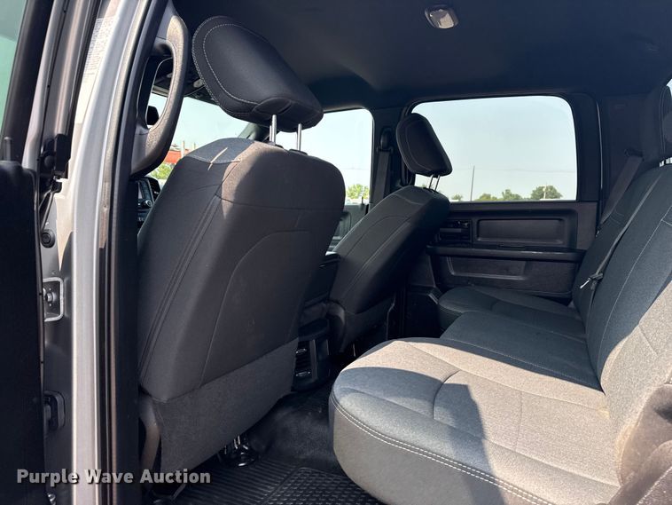 image for item NU9594 2022 RAM 5500 Crew Cab flatbed truck