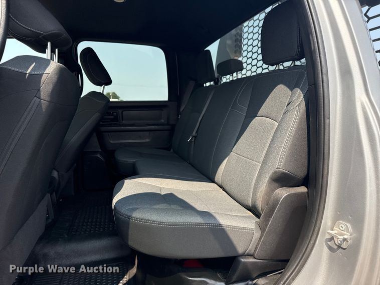 image for item NU9594 2022 RAM 5500 Crew Cab flatbed truck