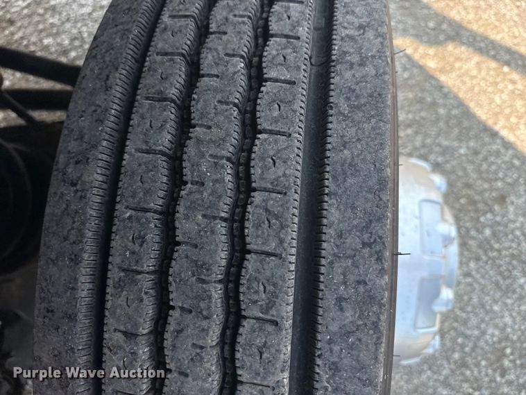 image for item NU9594 2022 RAM 5500 Crew Cab flatbed truck