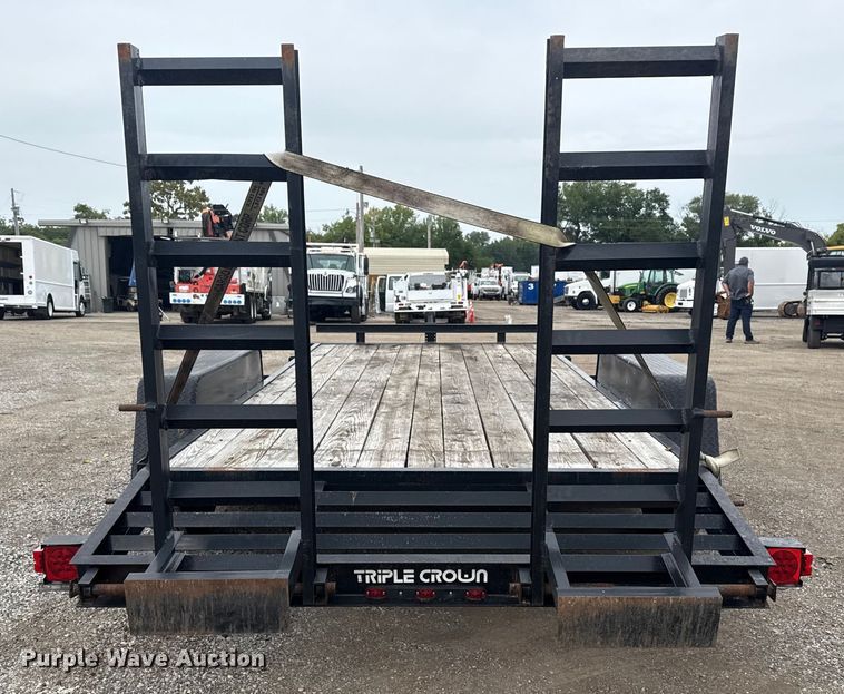 image for item NU9605 2022 Triple Crown Trailers EFC7X1810K utility trailer
