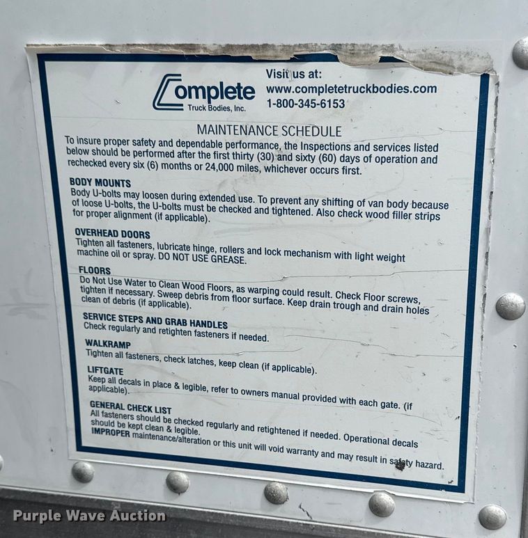 image for item NU9613 2012 Isuzu NPR box truck