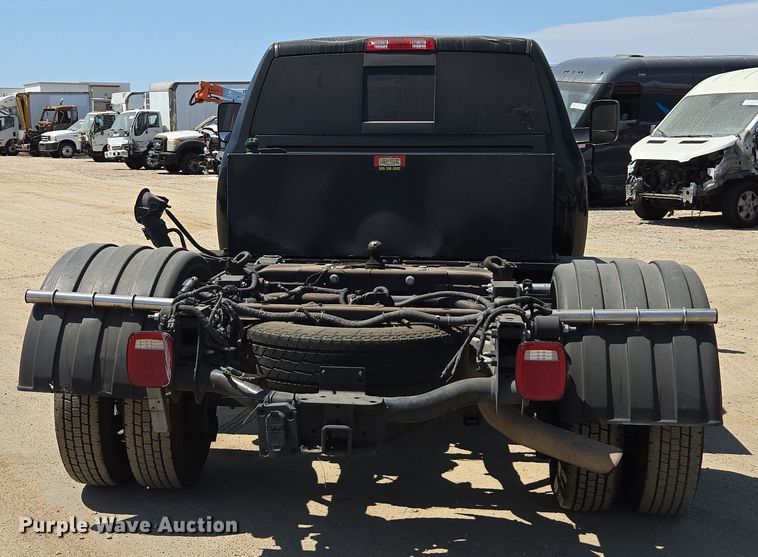 image for item YA0780 2022 RAM 3500 pickup truck cab and chassis