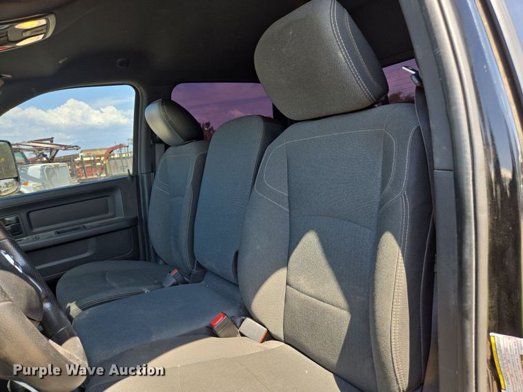 image for item YA0780 2022 RAM 3500 pickup truck cab and chassis