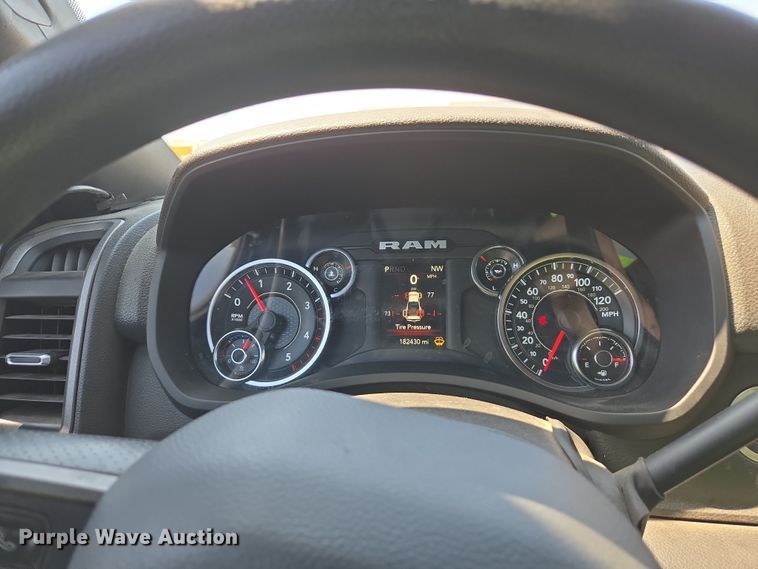 image for item YA0780 2022 RAM 3500 pickup truck cab and chassis