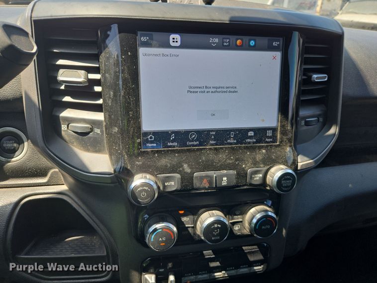 image for item YA0780 2022 RAM 3500 pickup truck cab and chassis