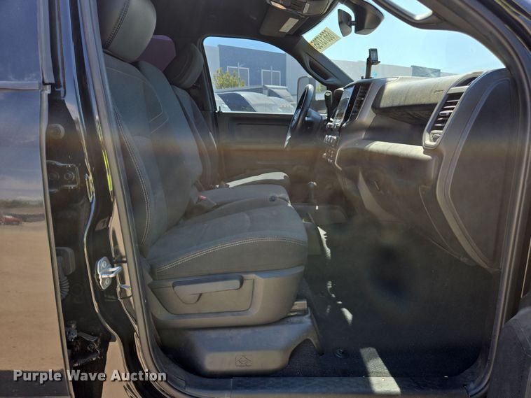 image for item YA0780 2022 RAM 3500 pickup truck cab and chassis