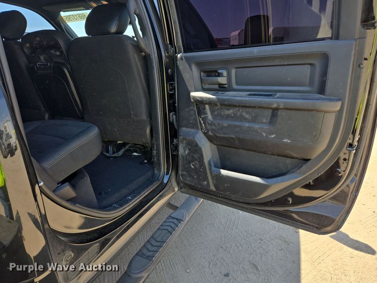 image for item YA0780 2022 RAM 3500 pickup truck cab and chassis