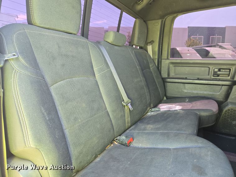 image for item YA0780 2022 RAM 3500 pickup truck cab and chassis