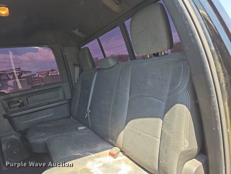 image for item YA0780 2022 RAM 3500 pickup truck cab and chassis