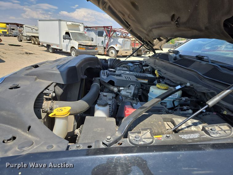 image for item YA0780 2022 RAM 3500 pickup truck cab and chassis