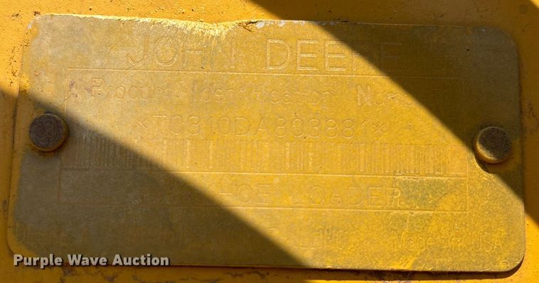 image for item DO1175 1994 John Deere 310D backhoe