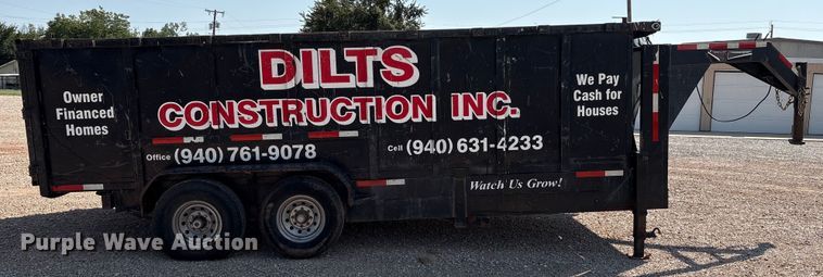 image for item DO1178 2017 Texas Pride dump trailer