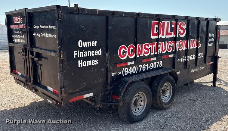image for item DO1178 2017 Texas Pride dump trailer