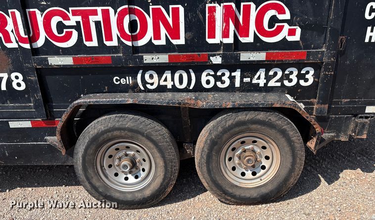 image for item DO1178 2017 Texas Pride dump trailer