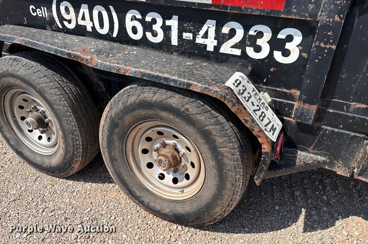image for item DO1178 2017 Texas Pride dump trailer