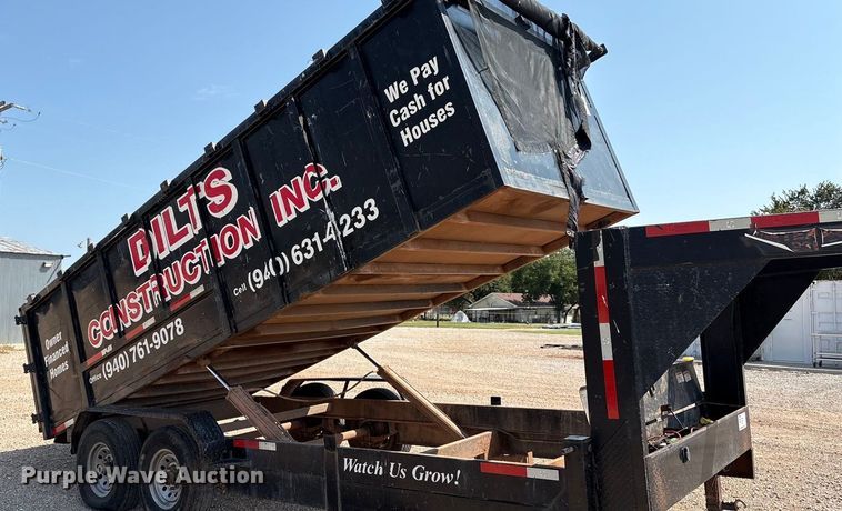 image for item DO1178 2017 Texas Pride dump trailer