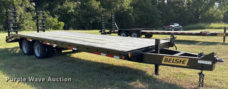 image for item DO1189 2024 Belshe DT255 equipment trailer