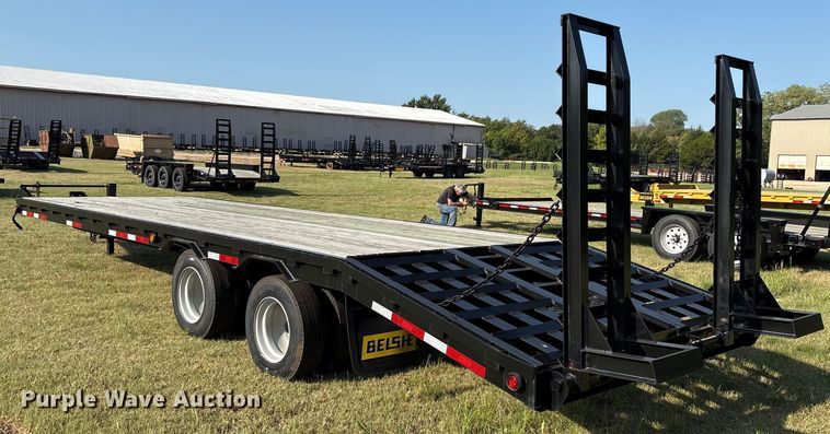 image for item DO1189 2024 Belshe DT255 equipment trailer