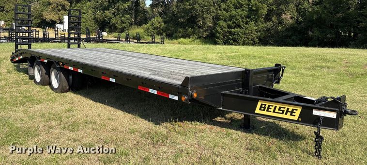 image for item DO1192 2024 Belshe DT255 equipment trailer