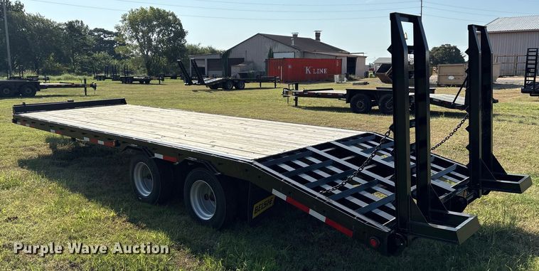 image for item DO1192 2024 Belshe DT255 equipment trailer