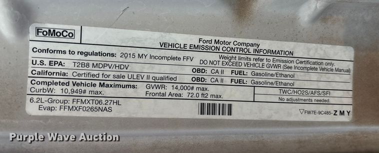 image for item DO1206 2015 Ford F350 Super Duty  flatbed pickup truck