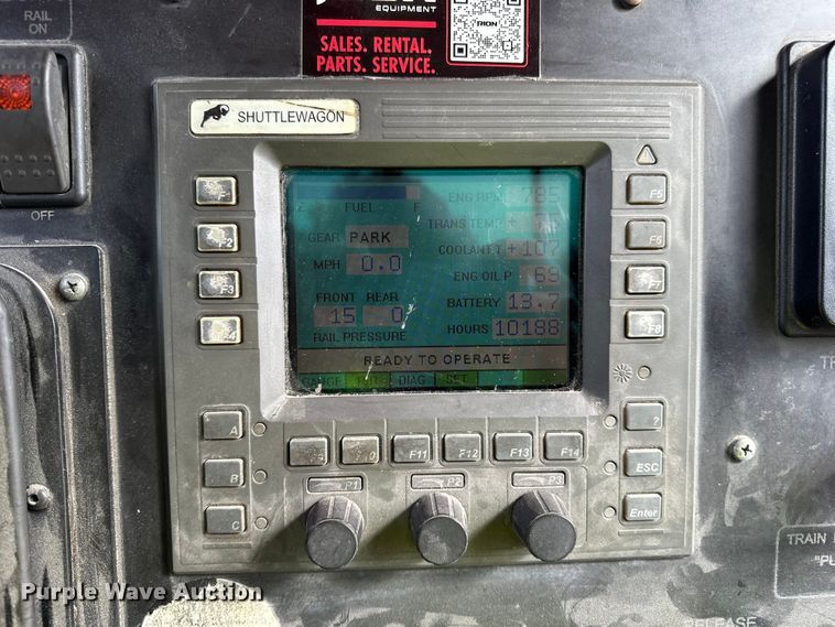 image for item DP8853 2007 Shuttlewagon SWX415C railcar mover