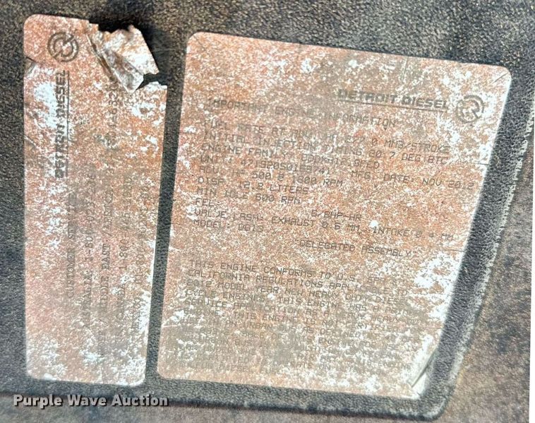 image for item DT6272 2013 Terex Advance FDB6000 ready mix truck