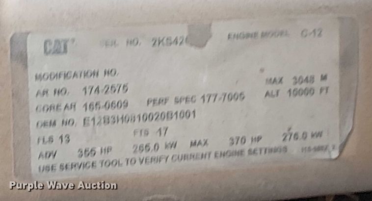 image for item DT6275 2000 Kenworth W900B truck cab and chassis